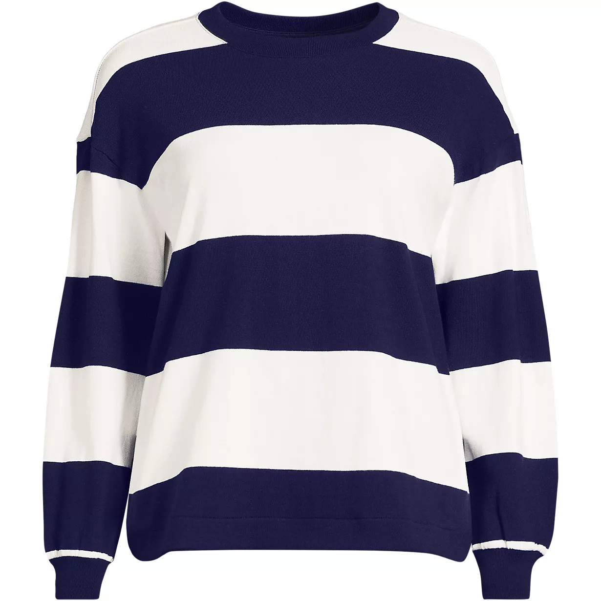 Women's Long Sleeve Mariner Jersey T-Shirt | Lands' End (US)