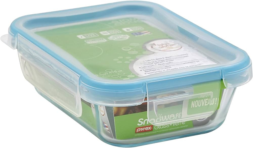 Snapware 6-Cup Total Solution Rectangle Food Storage Container, Glass | Amazon (US)
