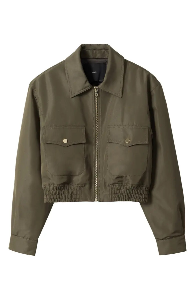 MANGO Crop Jacket | Nordstrom | Nordstrom