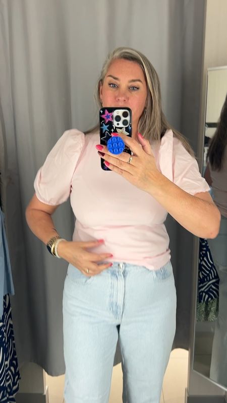 H&M try on. Cute cotton top with puff sleeves. Wearing my tts large and a super long wide legged jeans in a light blue wash. 



#LTKeurope #LTKmidsize #LTKstyletip