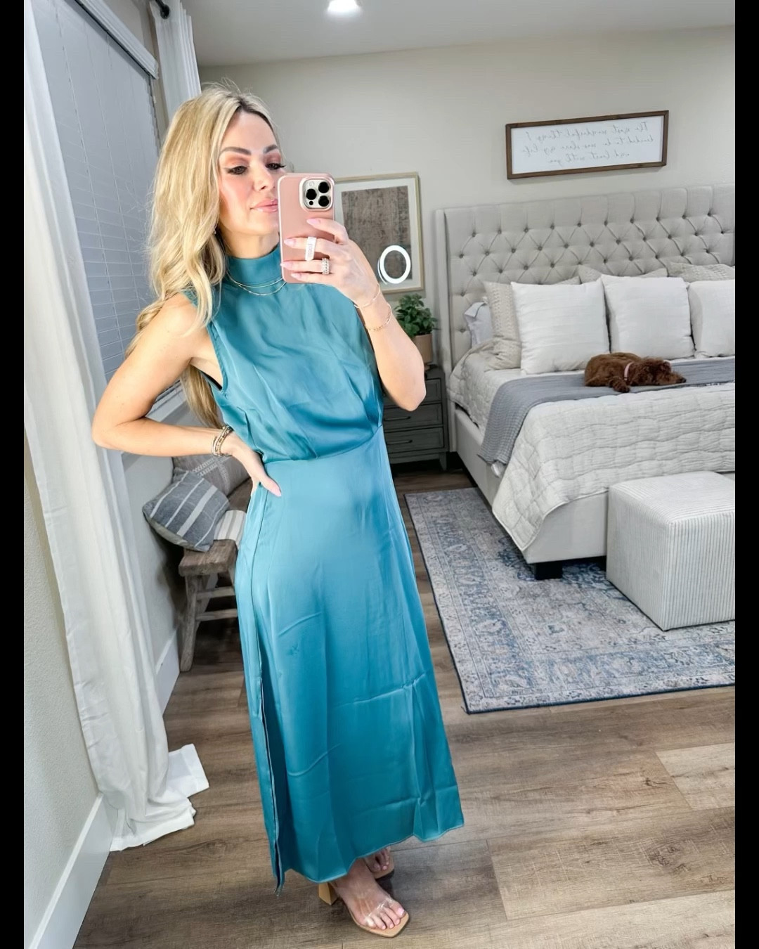 Amazon wedding guest dress
High neck sleeveless satin dress size small
Amazon fashion 

#LTKwedding #LTKunder50 #LTKFind