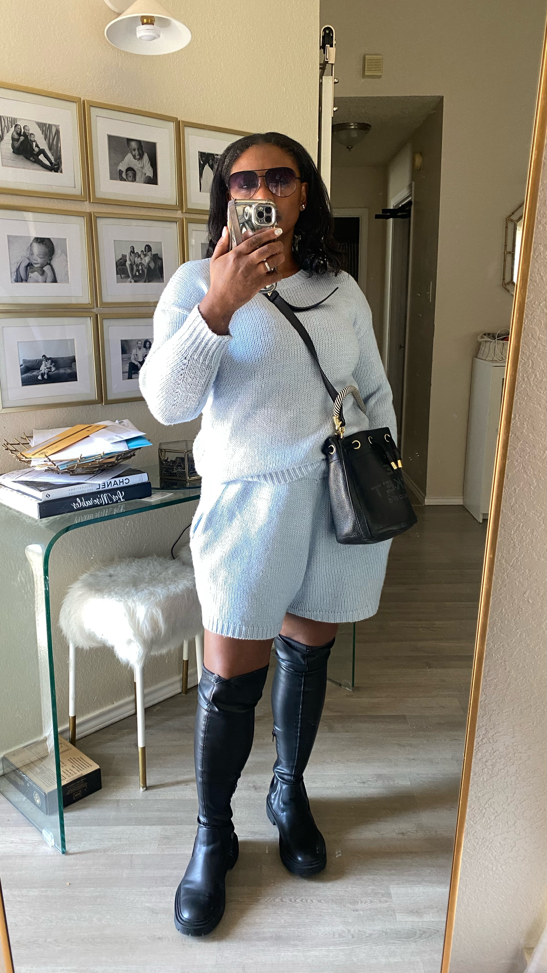 Happy I wore this
before things heated up here in Texas. Sunnies and Bag linked. Set from LaVoute. 

#LTKStyleTip #LTKFindsUnder100