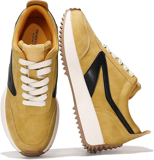 Project Cloud Womens Sneakers - Memory Foam Insole and Lightweight Spring Shoes - Non-Slip Lace U... | Amazon (US)