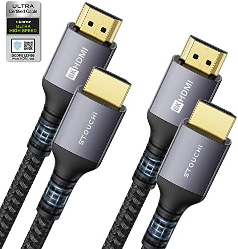 Stouchi Certified 48Gbps Ultra High Speed HDMI Cables 2-Pack | Amazon (CA)