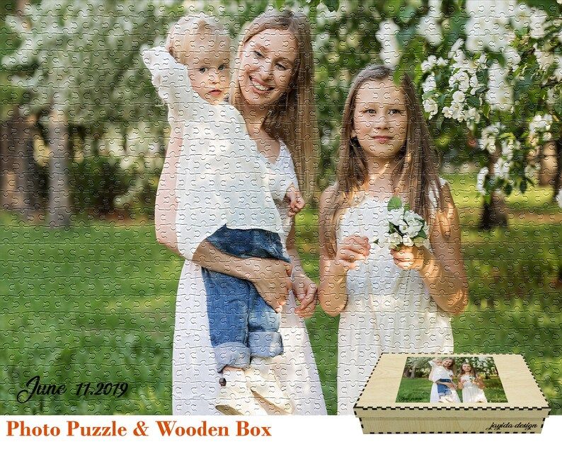 Photo Puzzle 500 or 1000 Piece, Custom Jigsaw Puzzle, Personalized Puzzle For Mother's Day, You C... | Etsy (US)