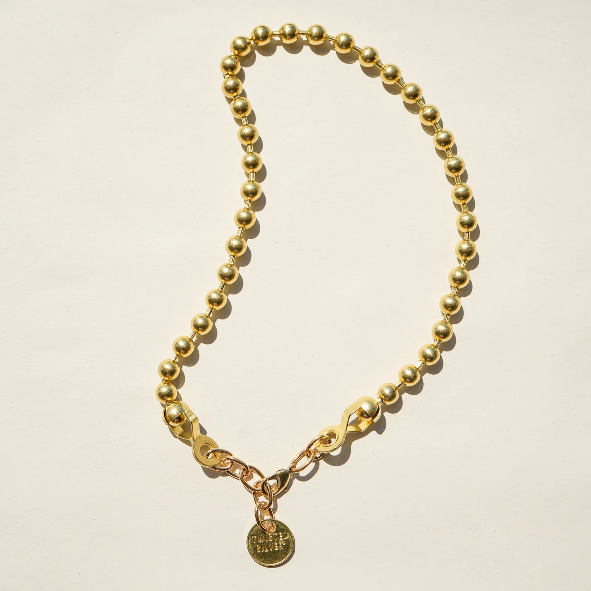 Ball & chain necklace | Twisted Silver