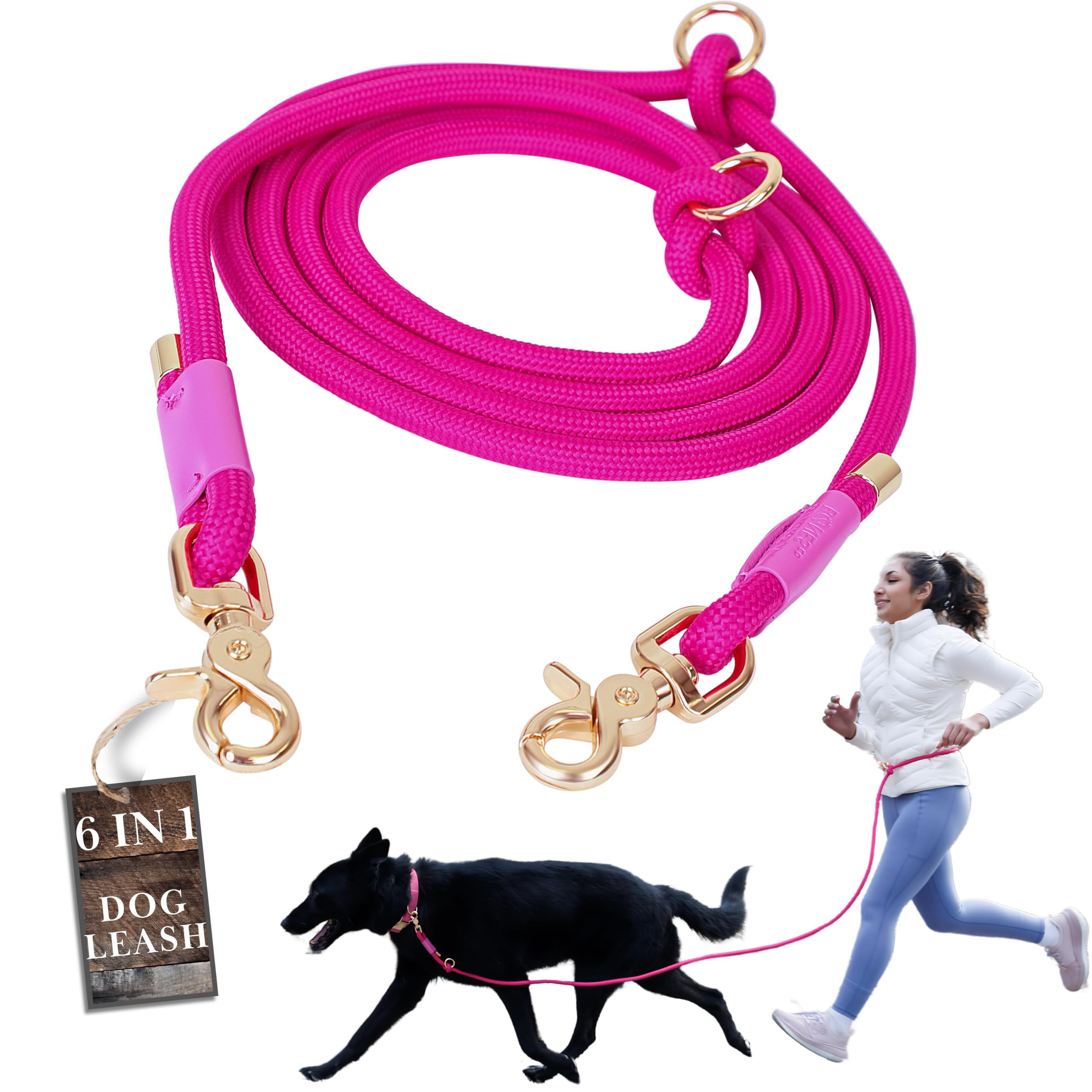 Sticks N' Bones co Hands Free Dog Leash, Waist Leash for Dog Walking, Running, Crossbody, Multifu... | Amazon (US)