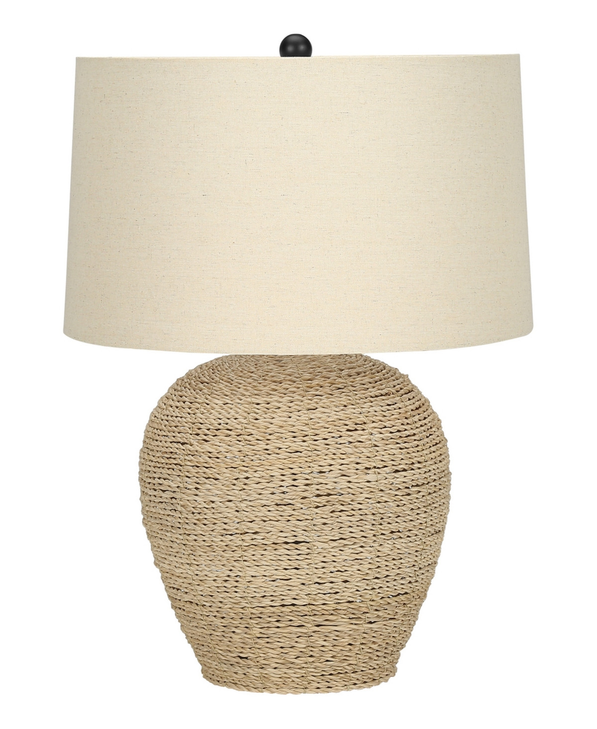 Monarch Specialties Lighting 25" Rattan Table Lamp - Beige | Macy's