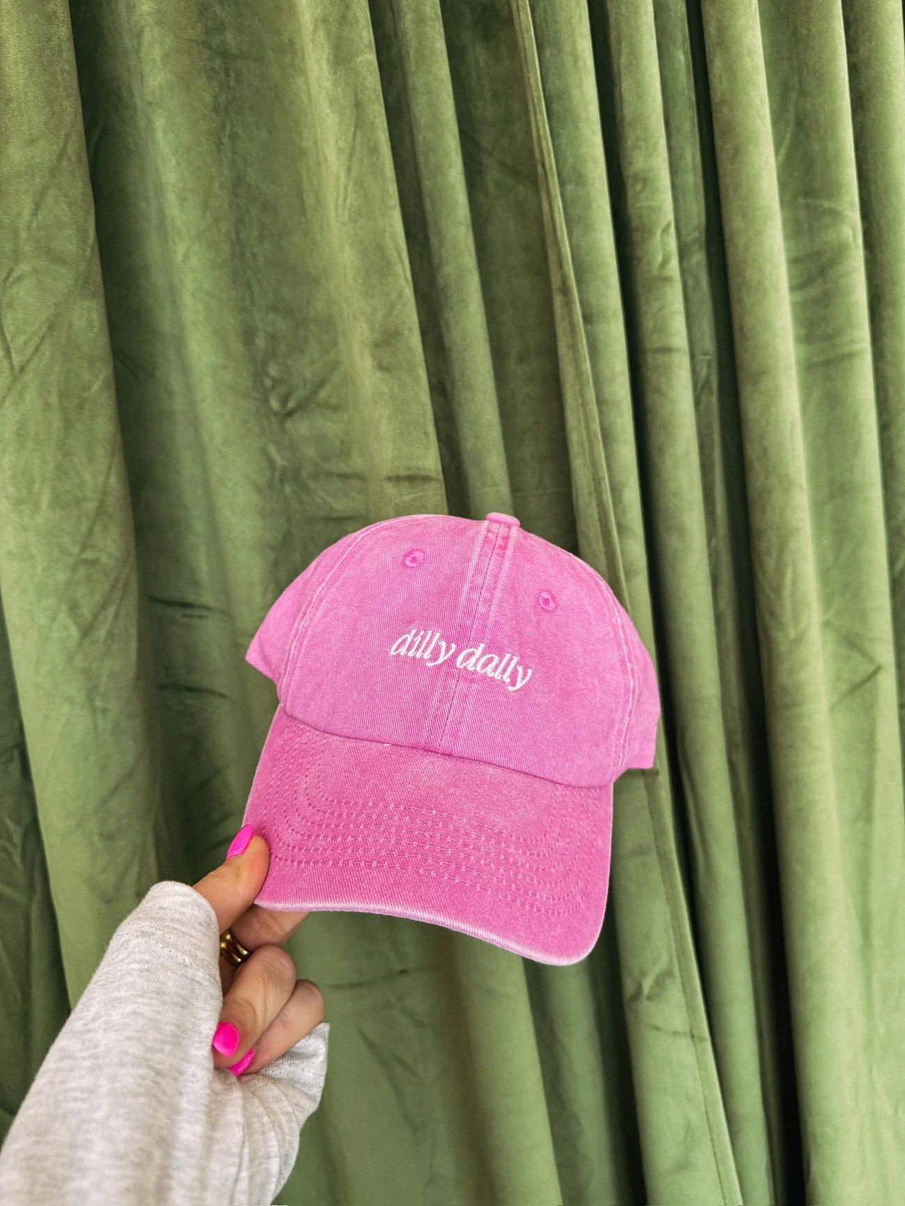 ETTA OG | dilly dally dad cap - pink | Etta+East