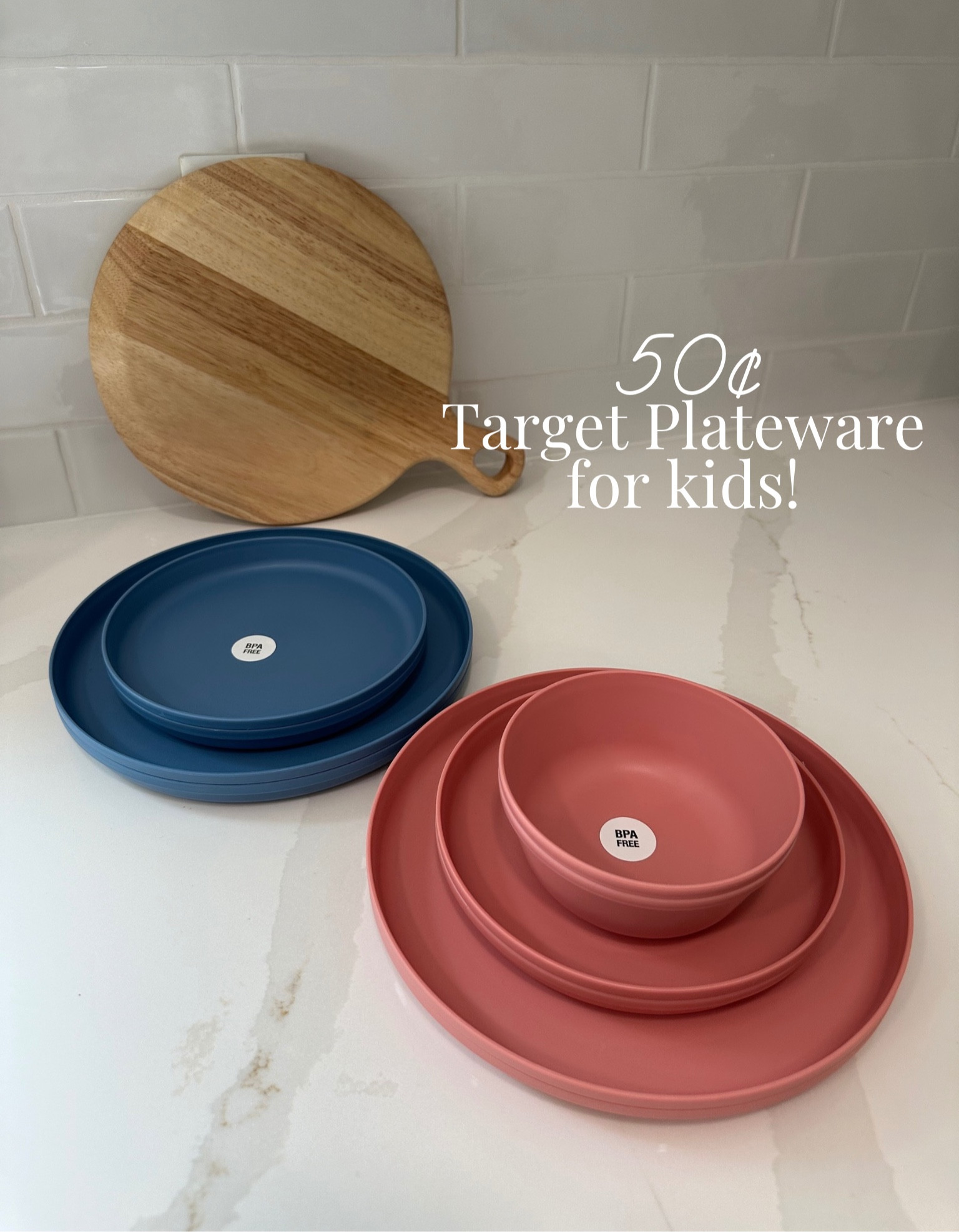 Super Affordable Kids BPA-Free Plastic Plateware - only 50¢ at Target!
Dishwasher and microwave safe.
Our toddlers love these!
Perfect from transitioning from the suction silicone plates to these unbreakable plates for toddlers.



#LTKkids #LTKfamily #LTKbaby