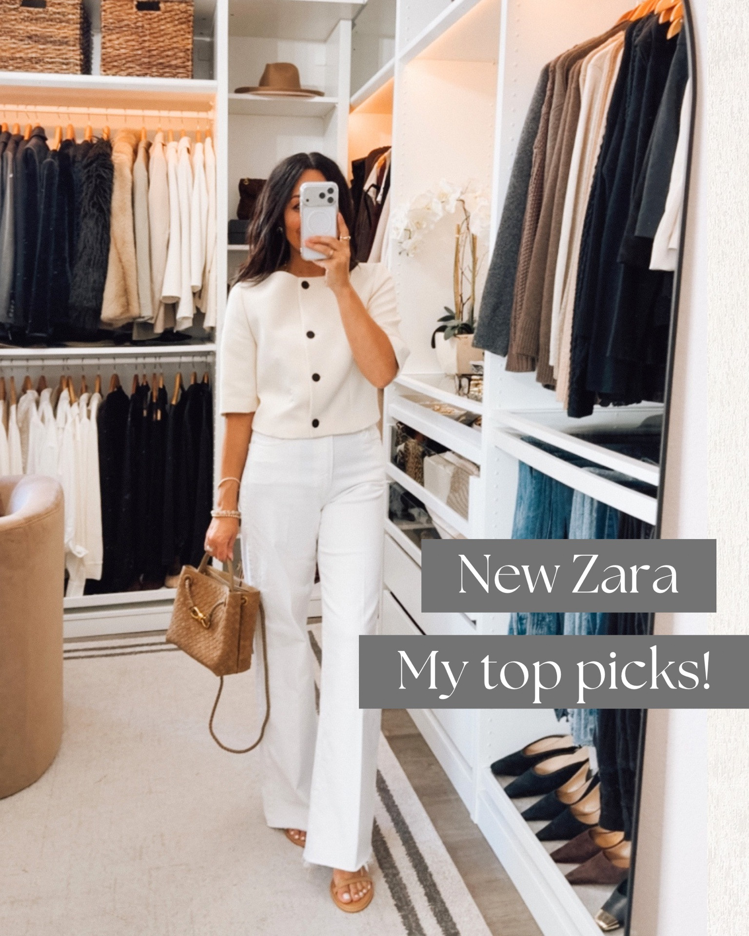 My latest Zara finds!⭐️
Wearing a medium in dresses and a medium in the black knit top ( I could have done small in the top)
The poplin white skirt I’m wearing is linked from Aritzia- wearing an xs
Everything else is TTS I’m wearing a small

#LTKootd #LTKOver40