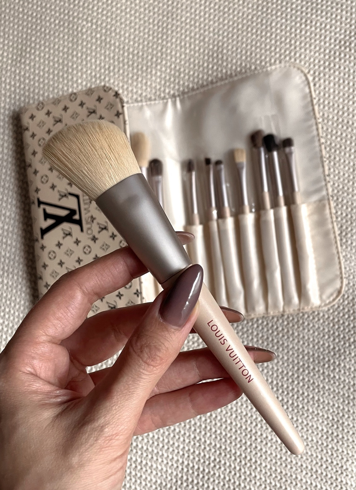 Louis Vuitton Makeup Brush Bag Set