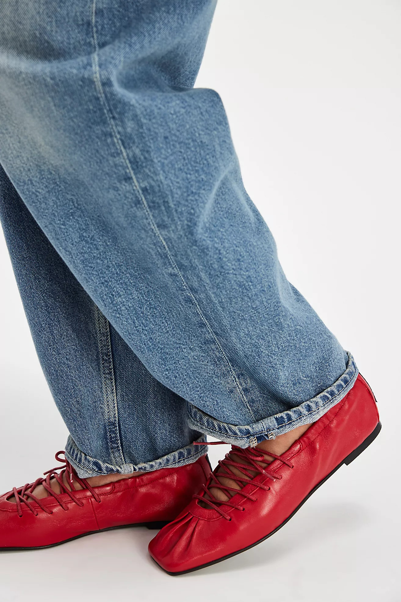 Aureline Lace-Up Flats | Free People (UK)