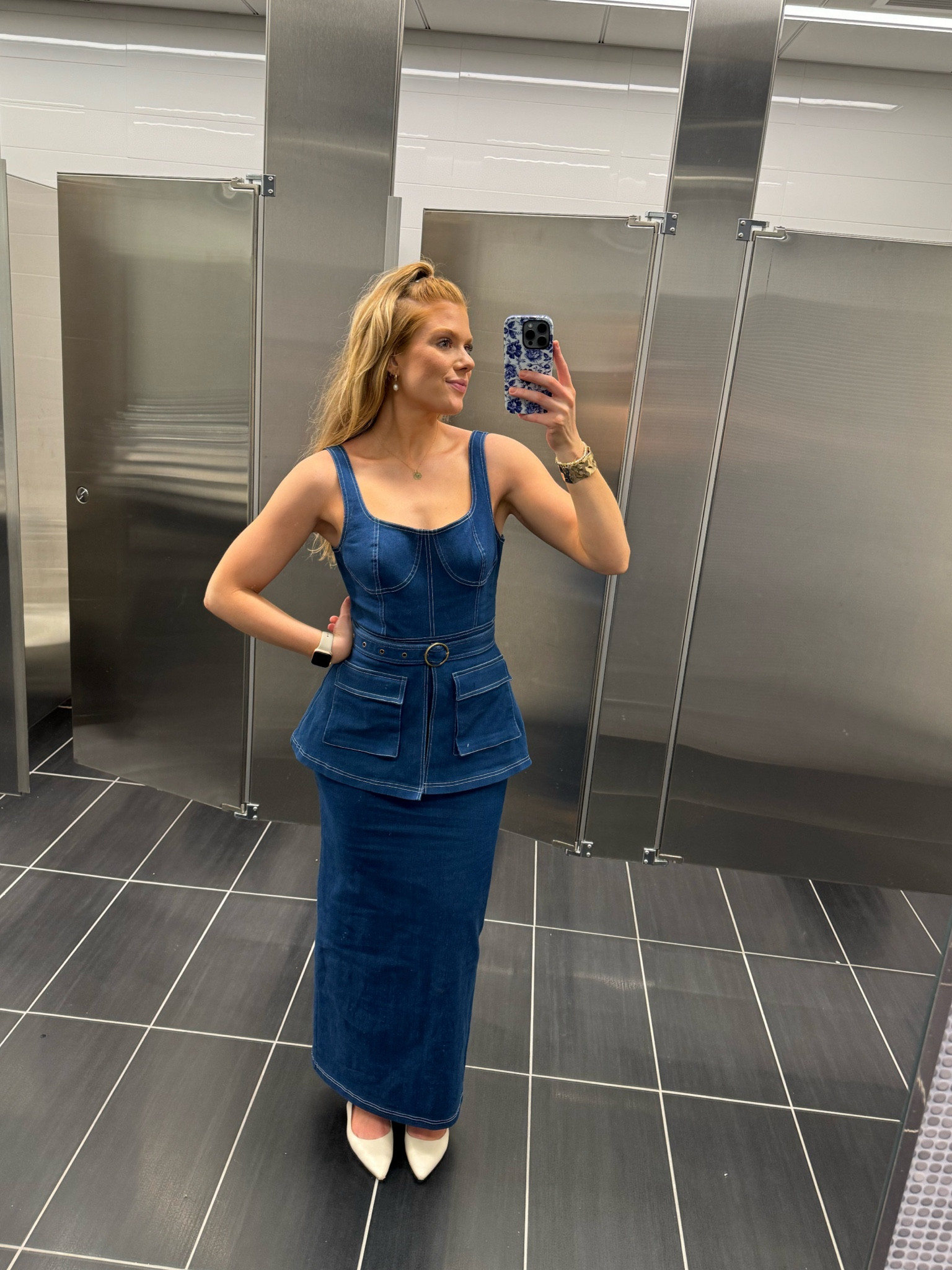 Denim dress with peplum!

#LTKFindsUnder100 #LTKWorkwear #LTKStyleTip