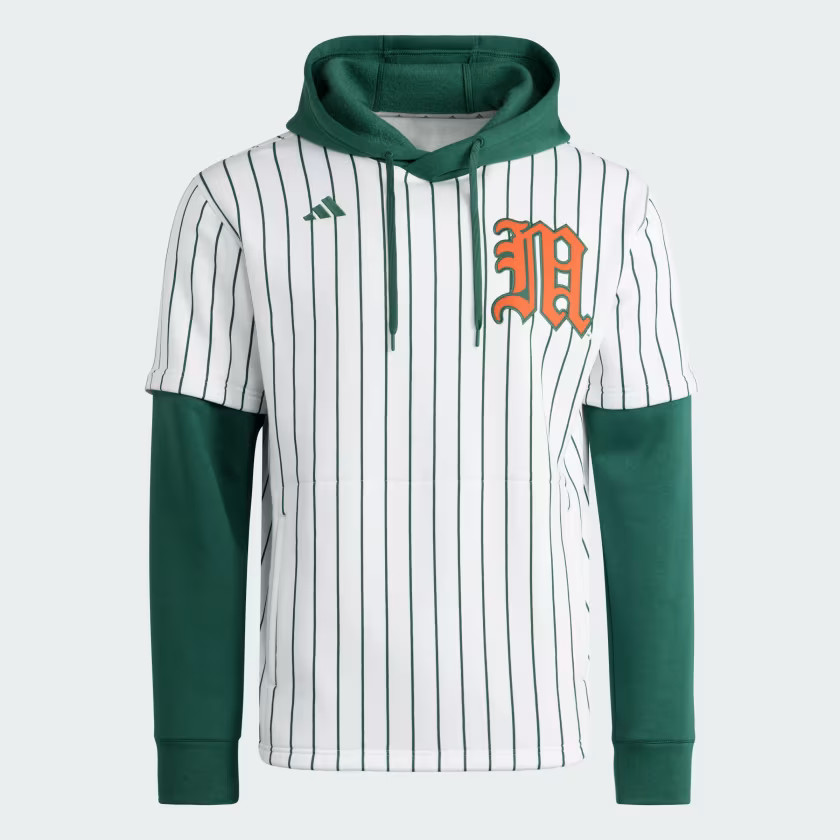 Miami Hurricanes Baseball Jersey Hoodie | adidas (US)