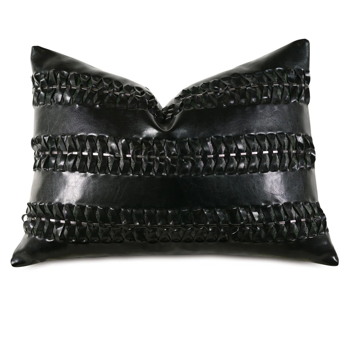 Barclay Butera Rectangular Faux Leather Pillow Cover & Insert | Wayfair North America
