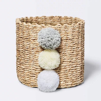Click for more info about Small Paper Rope Decorative Basket Neutrals - Cloud Island™