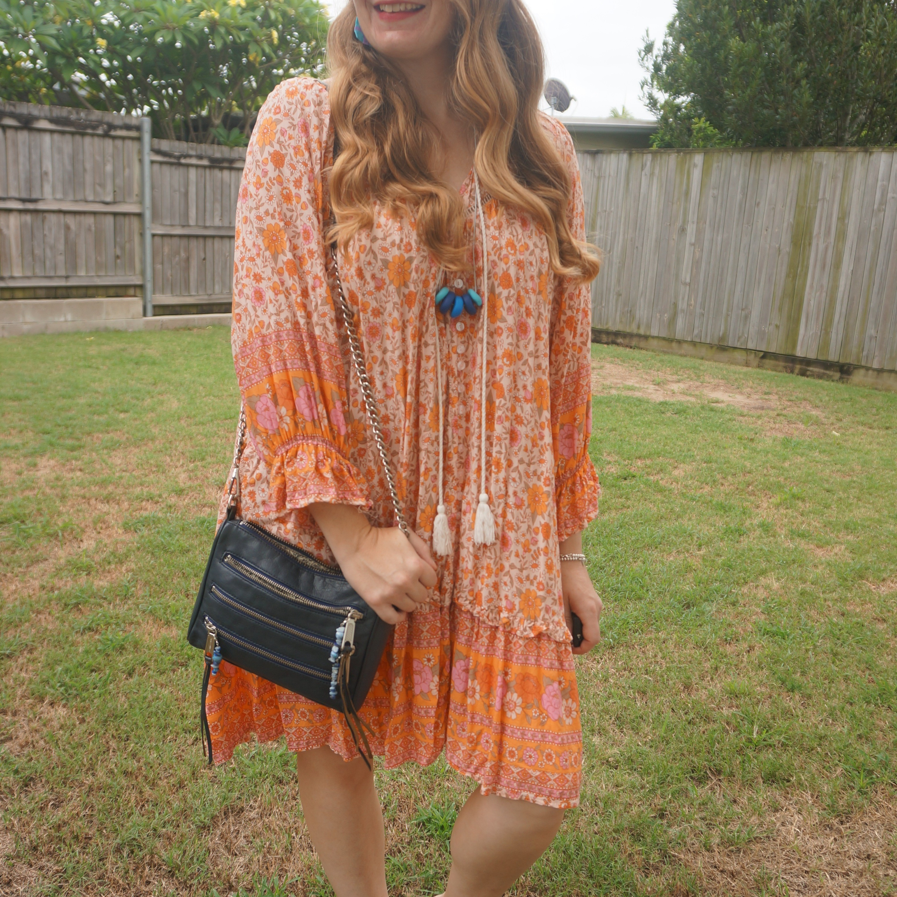 Jaase Seminka orange floral mini dress with blue accessories including my navy Rebecca Minkoff mini 5-zip bag 💙

#LTKbag #LTKdresses #LTKaustralia