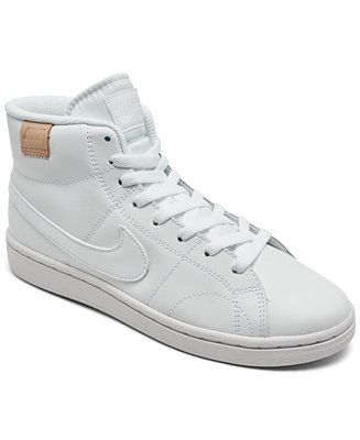 Nike Women's Court Royale 2 Mid High Top Casual Sneakers from Finish Line & Reviews - Finish Line... | Macys (US)