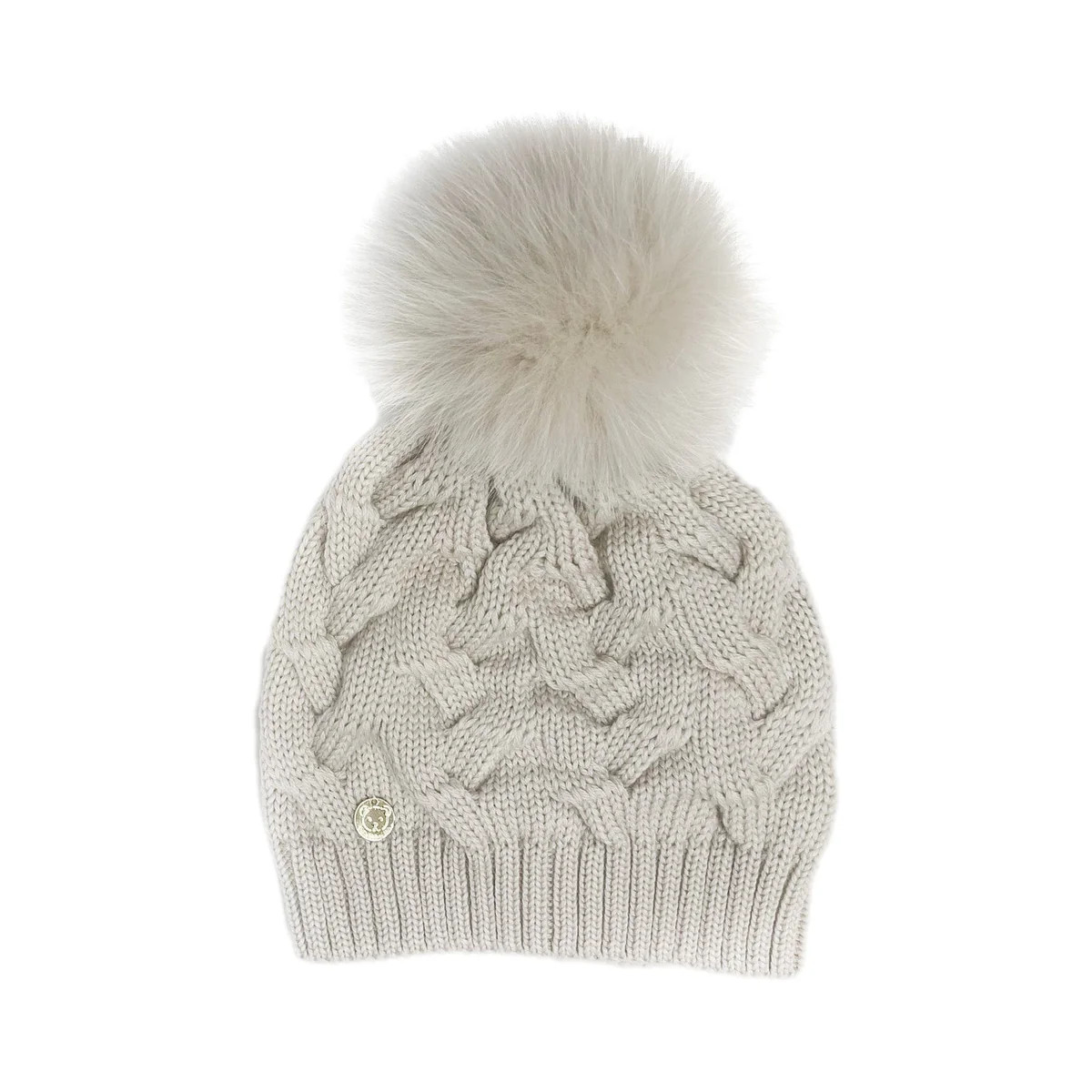 Sandstone Merino Wool Adult Beanie Hat | petite maison kids