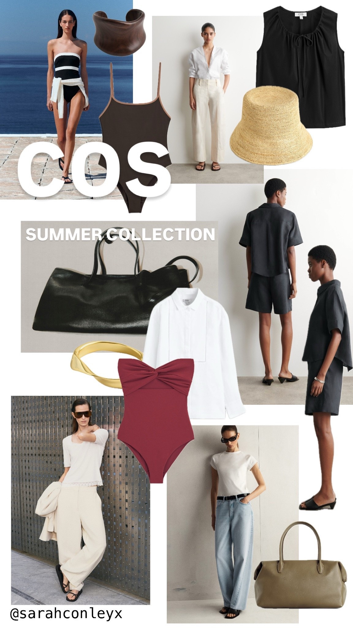 COS summer collection - my top picks 

Holiday outfits
Summer outfits 
Flattering swimwear
Linen shirts
Shorts and top 
Co-ords
Everyday black handbag 
Gold bangle 
Wooden bangle

#LTKSwim #LTKSeasonal #LTKootd