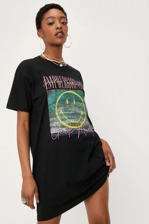 Impressionist Graphic T-Shirt Mini Dress | Nasty Gal (US)