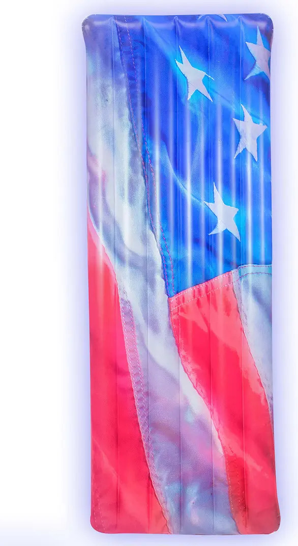 POOLCANDY Stars & Stripes 74" LED Pool Raft | Nordstromrack | Nordstrom Rack