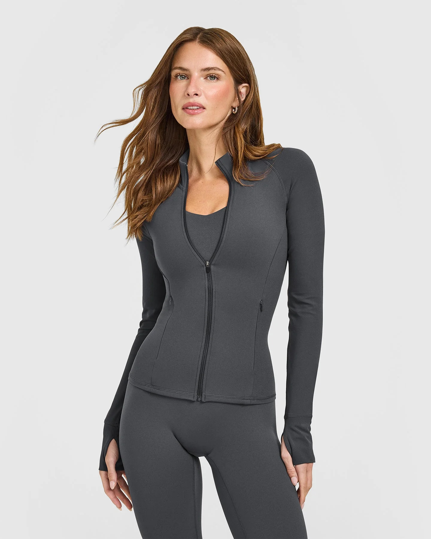 SoftMotion™ Jacket with White Logo 
 Coal | Oner Active (UK / US)