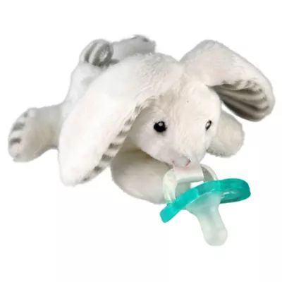 RaZbaby® RaZbuddy Bunny Pacifer Holder with Removable JollyPop Pacifier | buybuy BABY | buybuy BABY