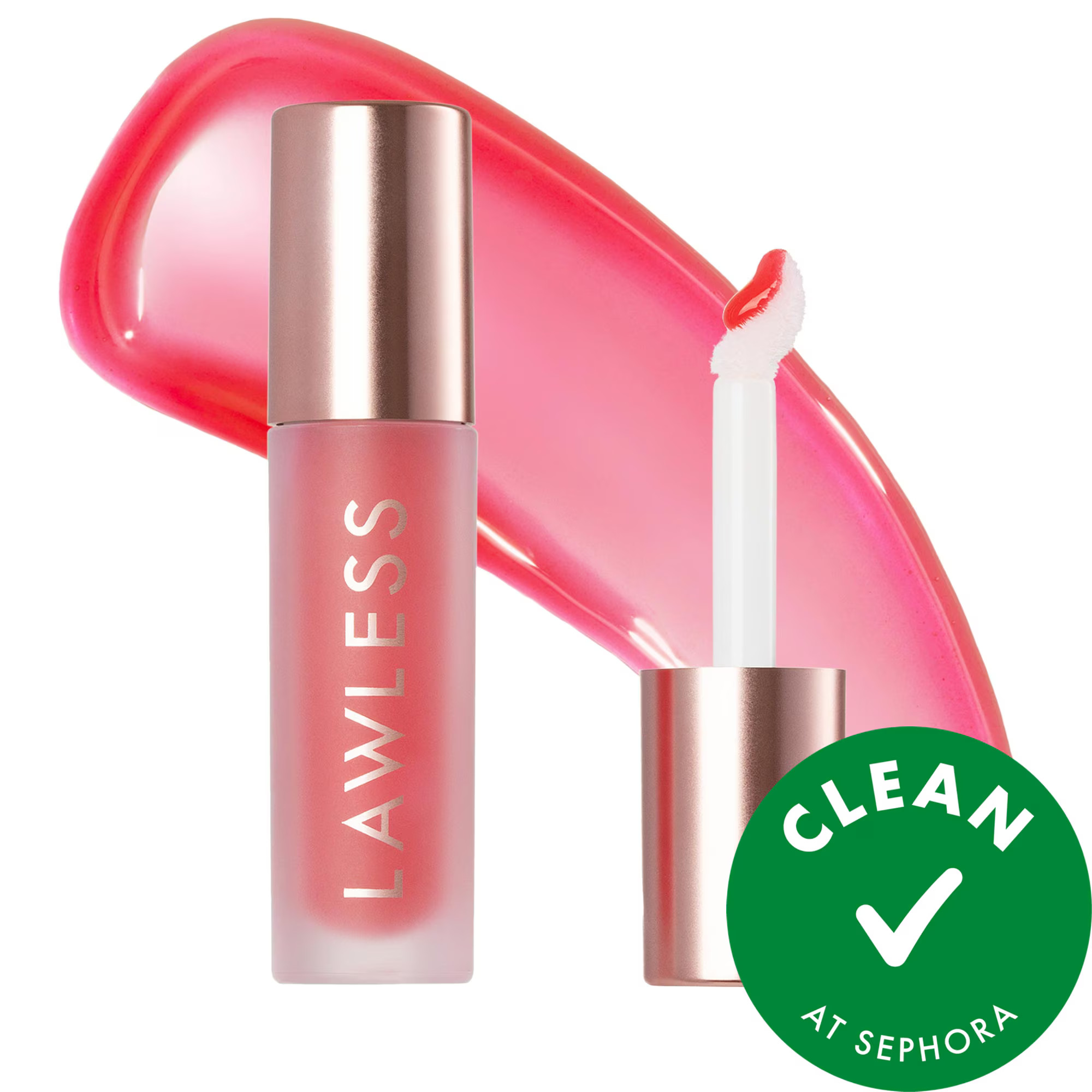 LAWLESS Forget The Filler Lip Plumper Line Smoothing Gloss Cherry Vanilla 0.11 oz / 3.3 mL | Sephora (US)