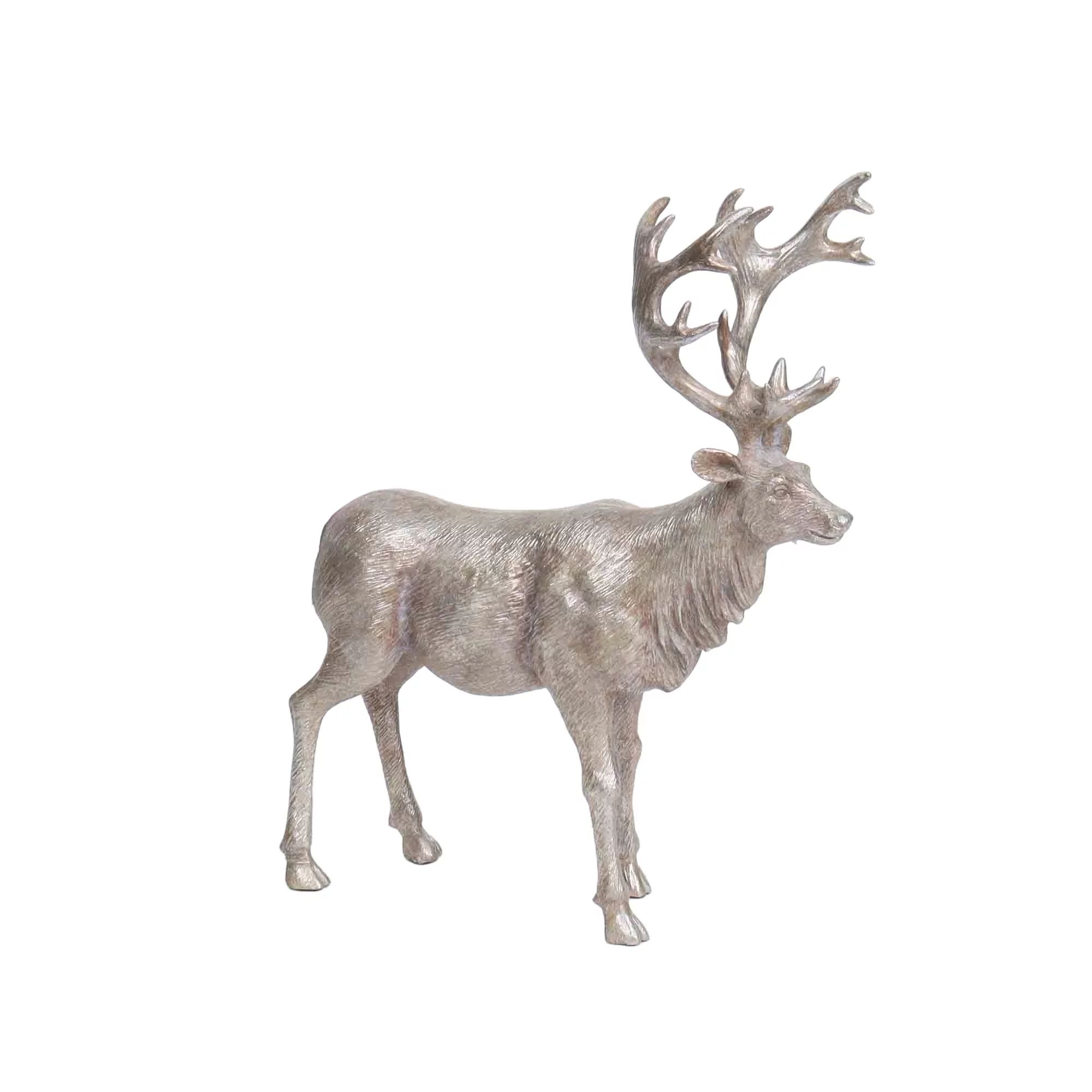 Holiday Time Silver Elk Decoration - Walmart.com | Walmart (US)