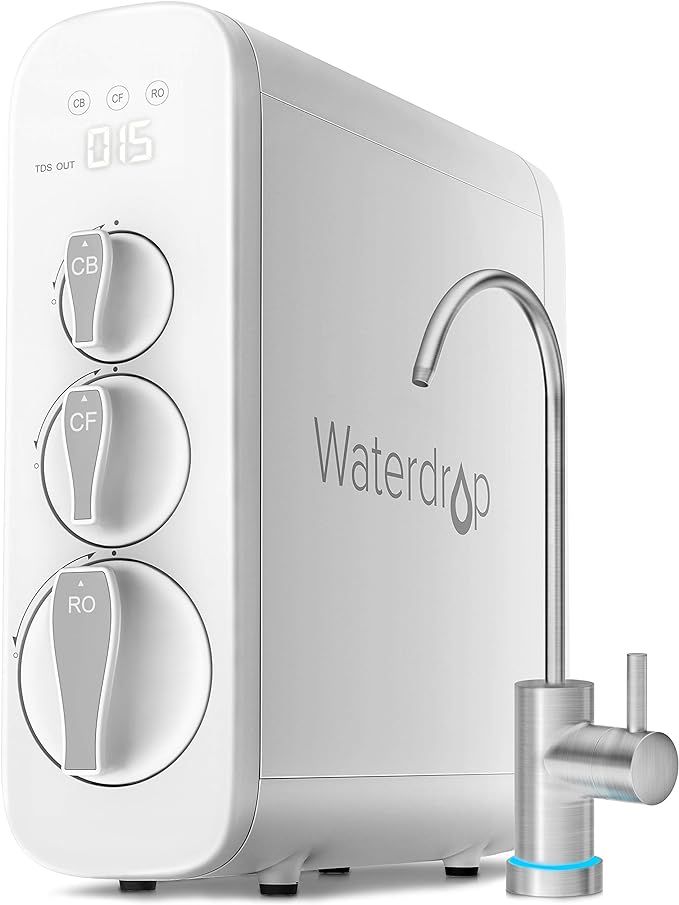 Waterdrop RO Reverse Osmosis Drinking Water Filtration System, NSF Certified, TDS Reduction, 400 ... | Amazon (US)
