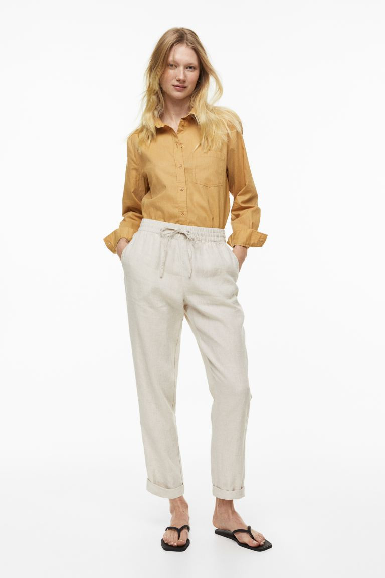 Leinenjoggers | H&M (DE, AT, CH, NL, FI)