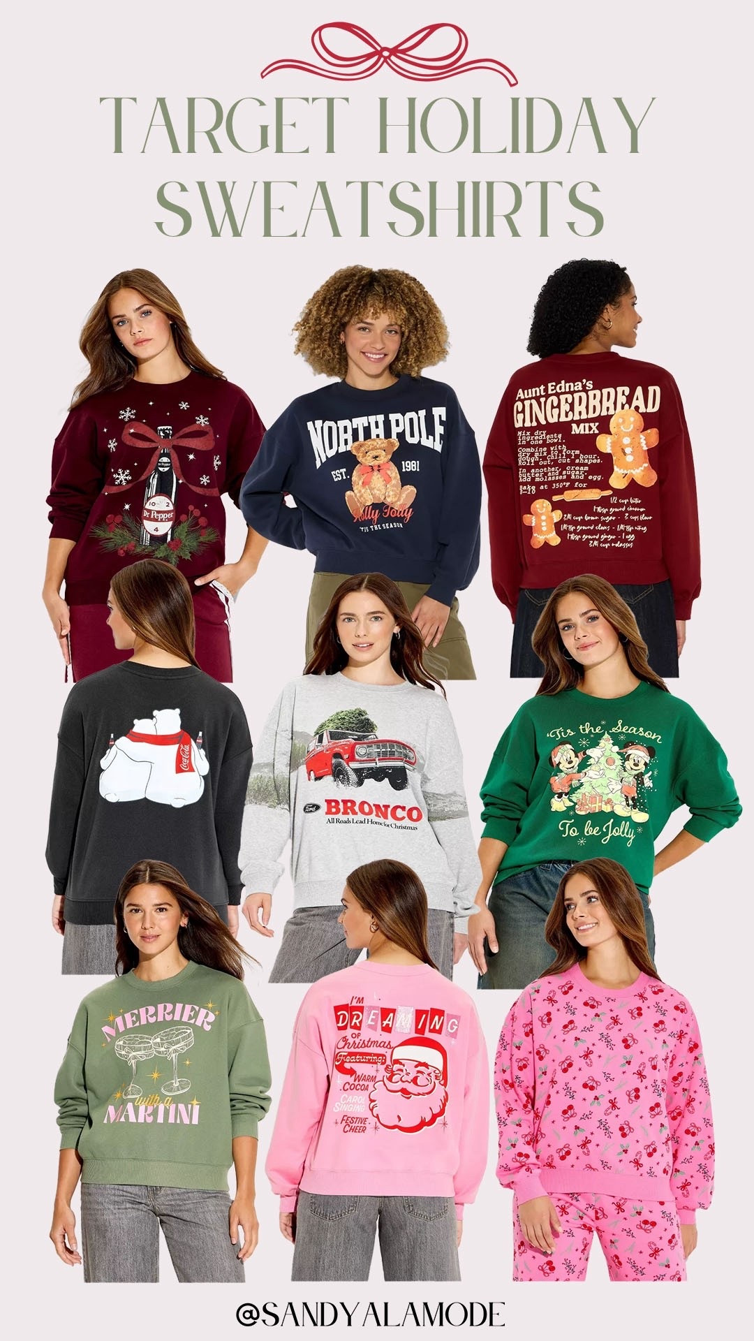 Target holiday sweatshirts 40% off!