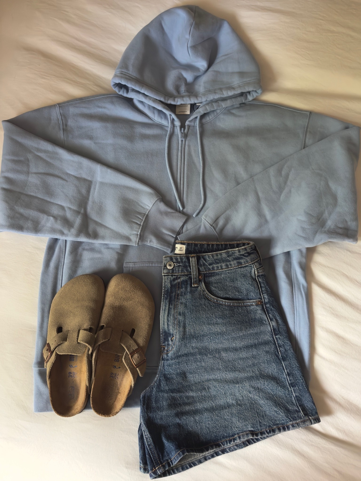 Hoodie + denim shorts! Abercrombie & Aritzia both have sales right now!

#aritzia #sale #casual #comfy #outfitinspo #summer #ootd #abercrombie

#LTKootd #LTKSeasonal #LTKSaleAlert
