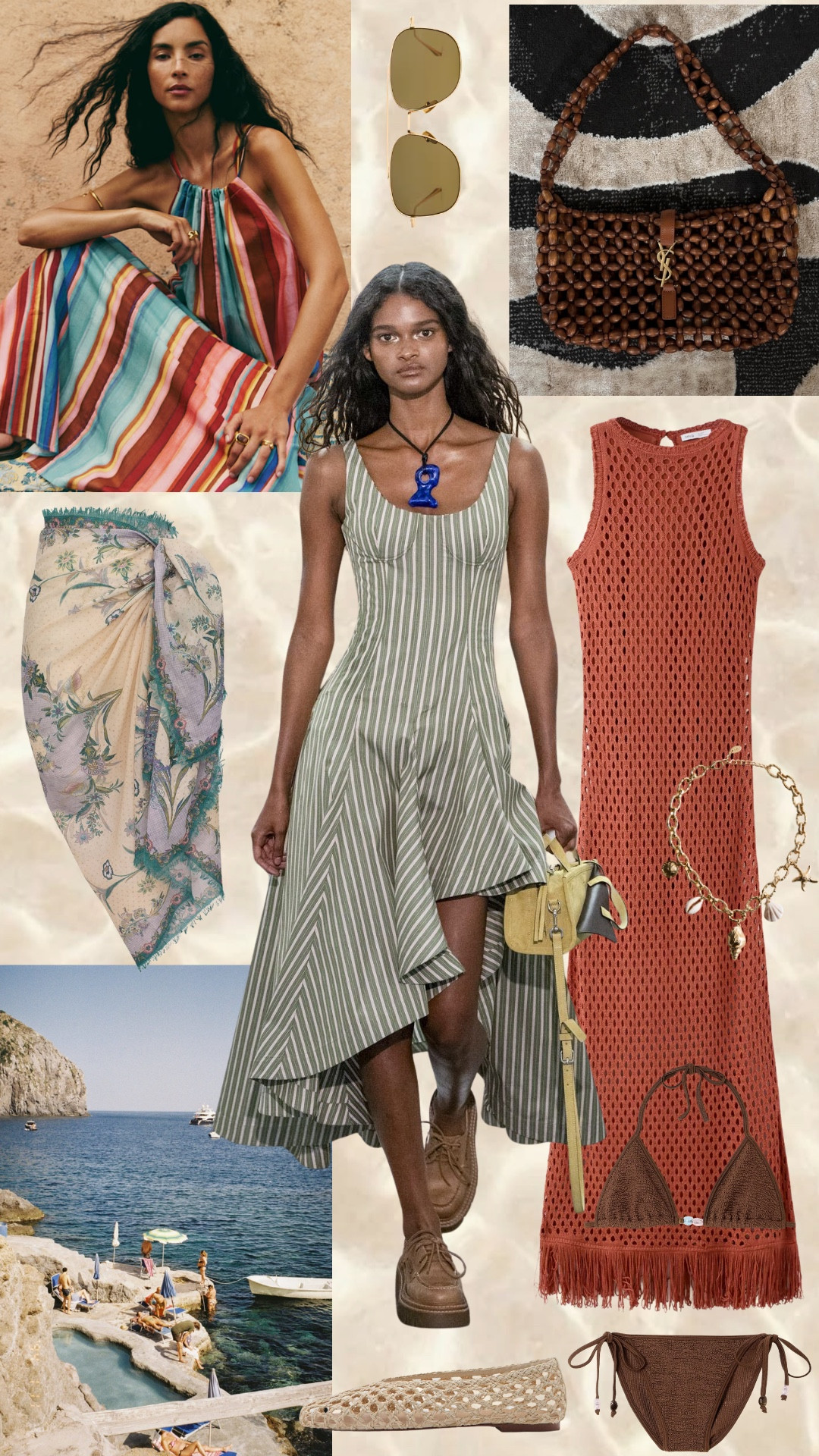 Mediterranean Escape 🌿🌊

Sun-faded stripes, earthy textures, handcrafted accessories and effortless pieces made for long days by the sea.

mediterraneanstyle, resortwear, coastalchic, vacationstyle, beachstyle, summerfashion, earthytones, stripes, crochet, raffiabag, swimwear, coverup, vacationwardrobe, islandstyle, effortlessstyle, traveloutfits, warmweatherstyle, beachcapsule

#LTKsummer #LTKstyletip #LTKtravel