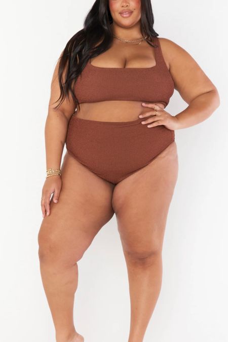 You will love this swimsuit! Fits women size DD bust

Plus size swimsuit, plus size bikini, plus size brown bikini, bikini size 2X

#LTKcurves #LTKswim #LTKunder100
