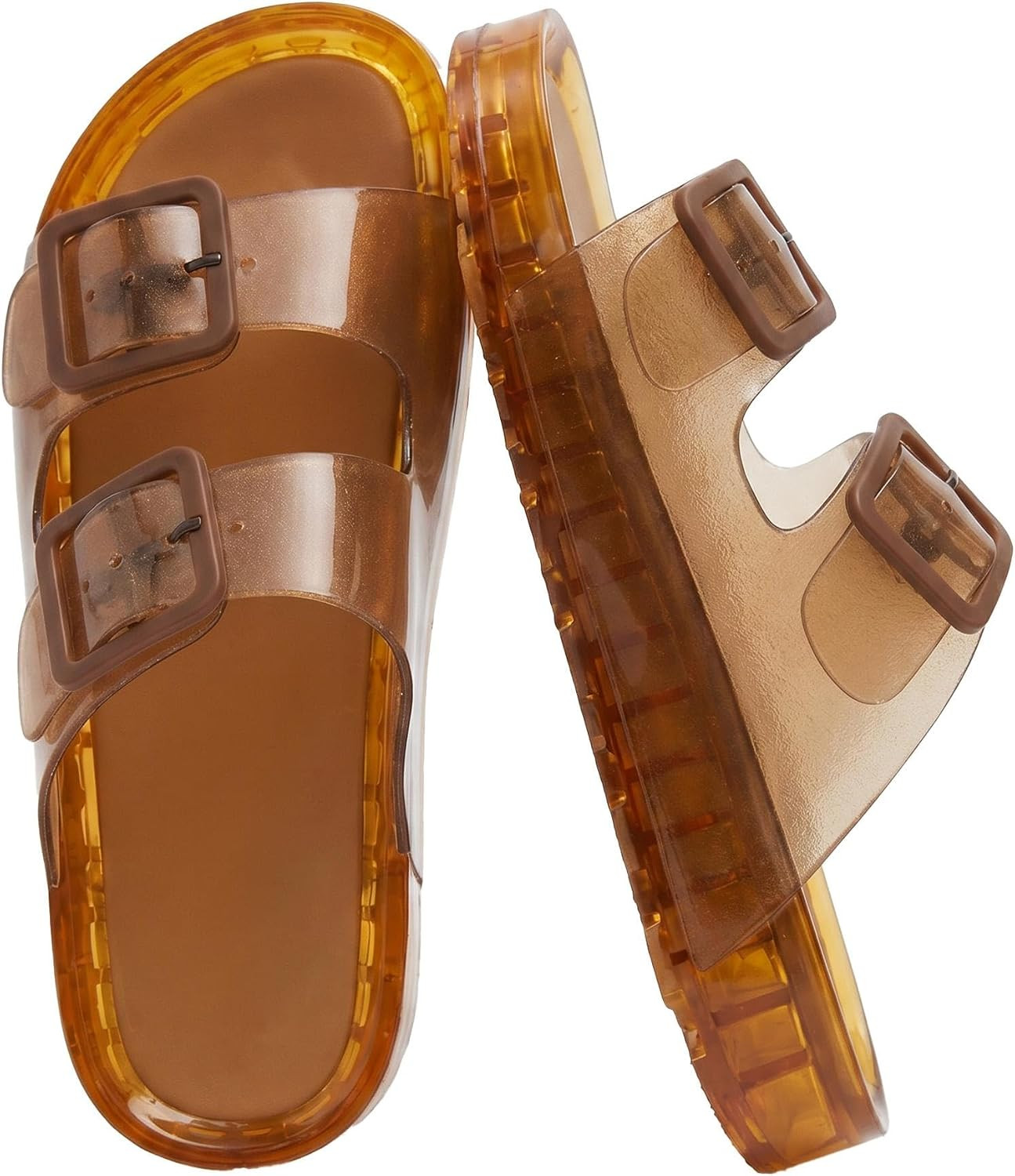 NEEP Jelly Sandals for Women Platform Waterproof Non-Slip Pool Slides | Amazon (US)