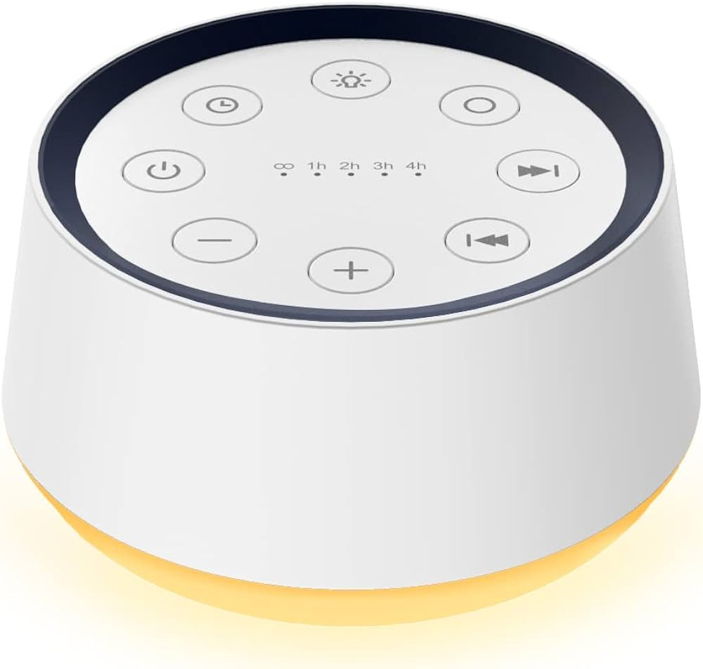 Brown Noise Sound Machine with 30 Soothing Sounds 12 Colors Night Light White Noise Machine for A... | Amazon (US)
