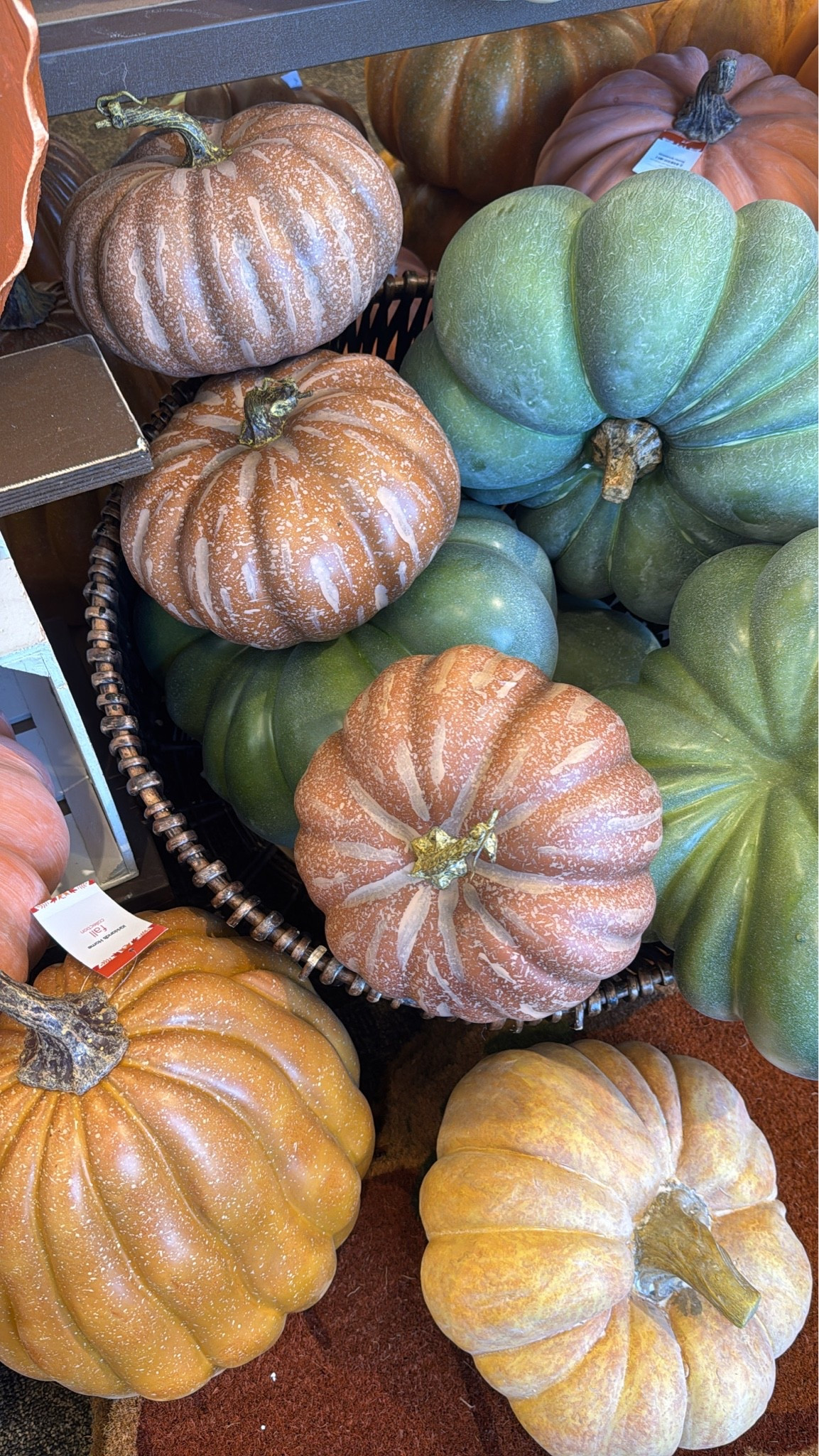 Pumpkins we’ve seen that look real!  

Front porch decor, fall decor, gourd, pumpkins

#LTKSeasonal
