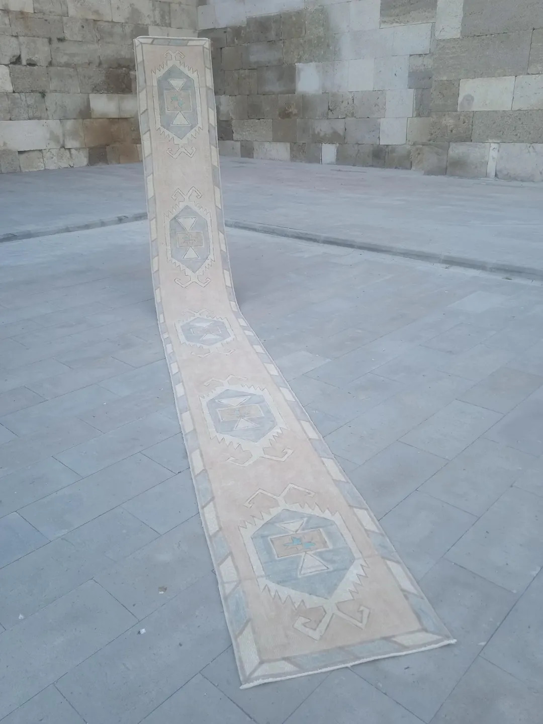 2x20 Oushak Runner 20 Ft, Long Runner Turkish, 20 21 22 Stair Runner, Rug Runner Vintage, Narrow ... | Etsy (US)