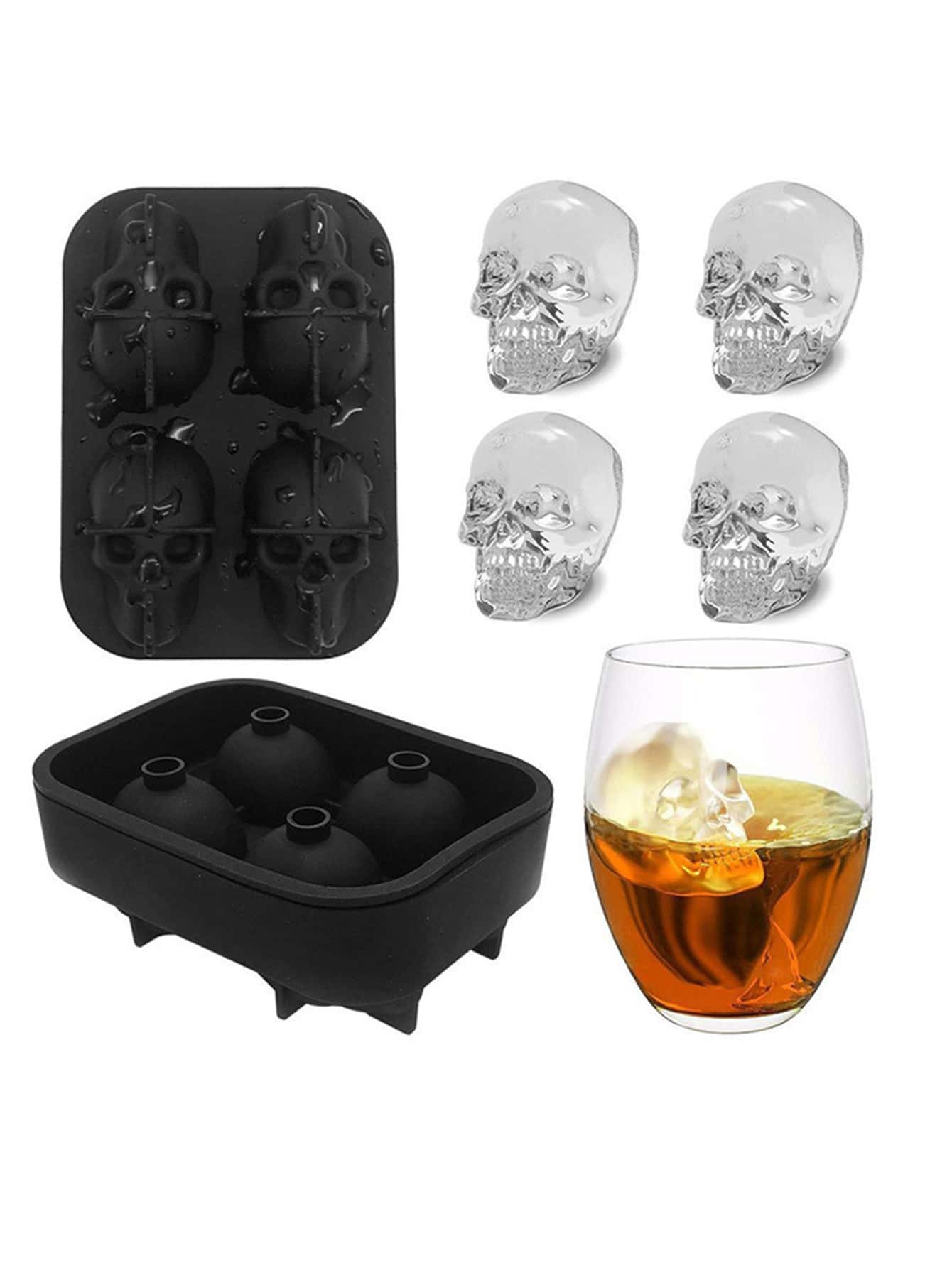 1pc Halloween Skull Ice Mold | SHEIN