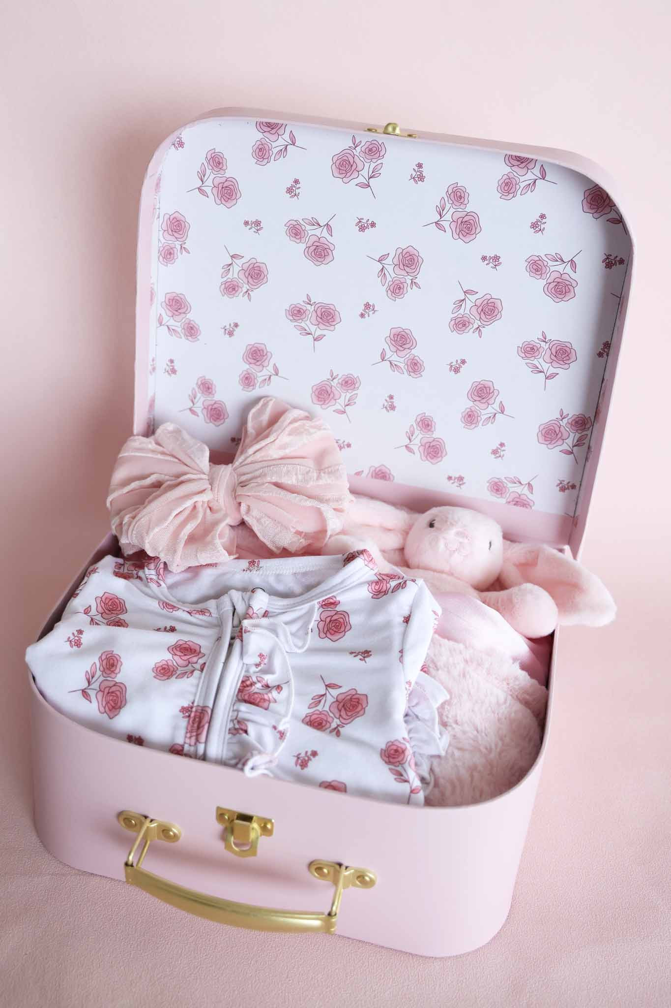 Newborn Keepsake Gift Box Set | Rose Garden | Caden Lane