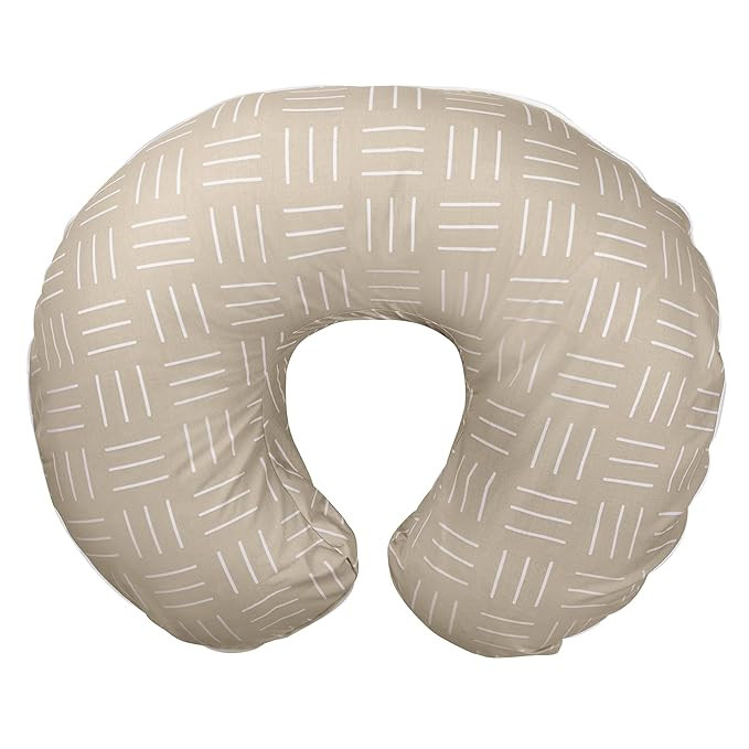 Boppy Organic Nursing Pillow and Positioner | Sand Criss Cross | Breastfeeding, Bottle Feeding, B... | Amazon (US)