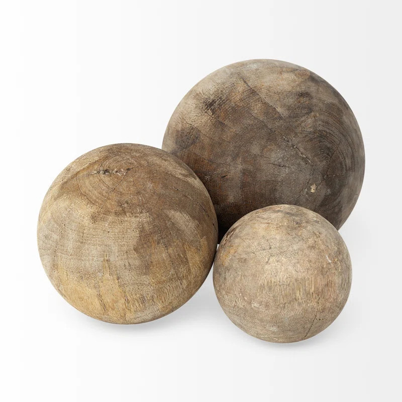 3 Piece Steinmar Spheres Sculpture Set | Wayfair North America