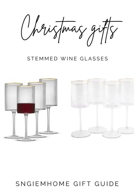 Host gift idea- the gift of entertainment. Stemmed wine glasses at various price points

#LTKGiftGuide #LTKHoliday #LTKstyletip