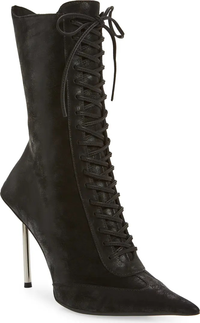 Bringiton Lace-Up Stiletto Bootie (Women) | Nordstrom