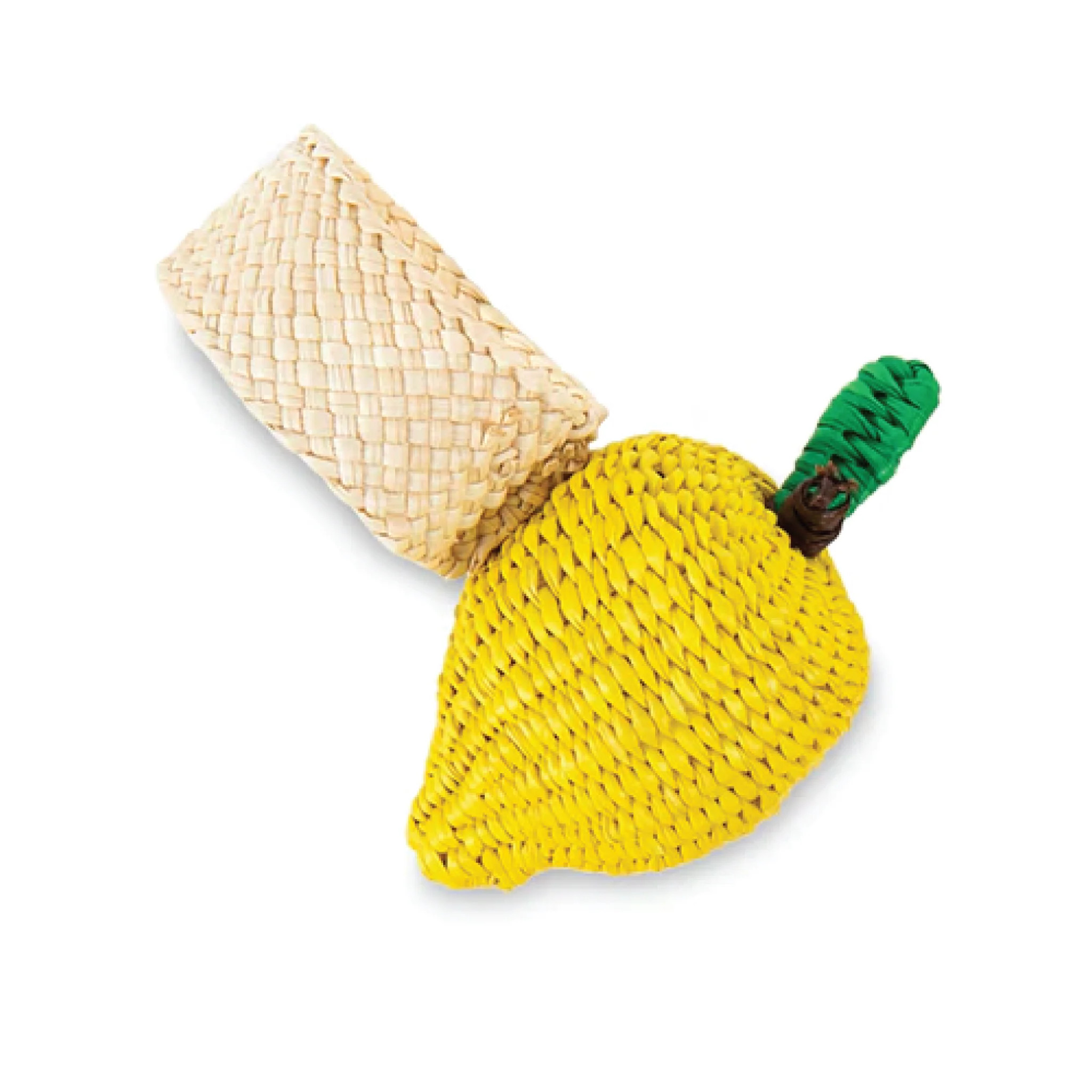 Raffia Napkin Ring - Lemon | Furbish Studio