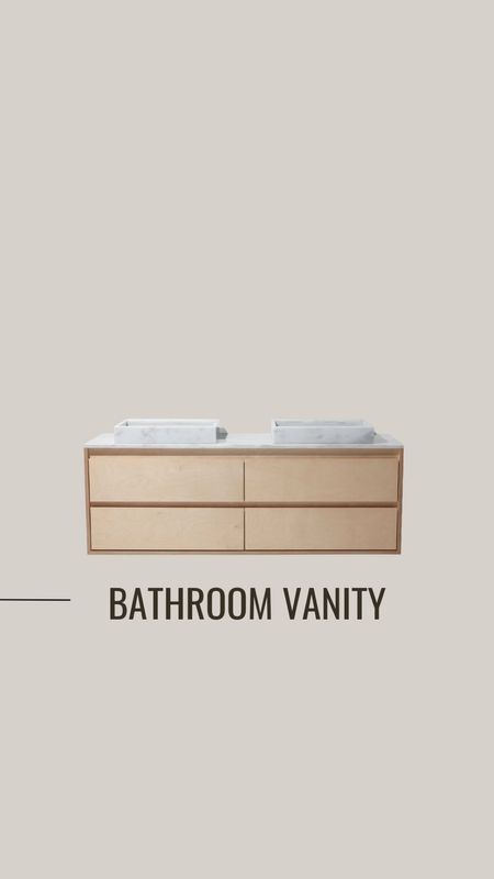 Modern Bathroom Vanity #modernbathroom #bathroomvanity #bathroomdesign #interiordesign #interiordecor #homedecor #homedesign #homedecorfinds #moodboard 

#LTKhome #LTKstyletip