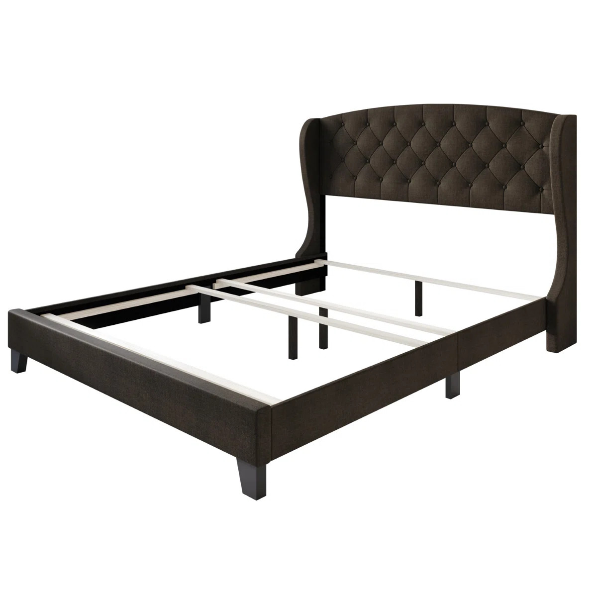 Arieya Upholstered Wingback Bed | Wayfair North America